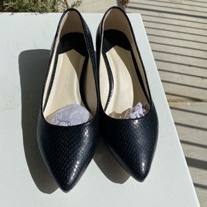 👠 Worn for 30 minutes Black Kitten Heel Pumps 👠